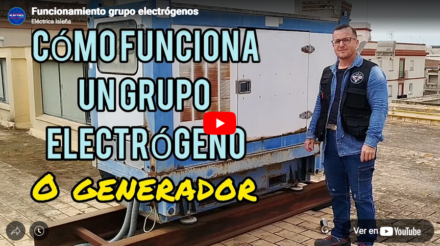 Cómo funciona un grupo electrógeno